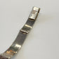 1980s Vintage Crushed Malchite Sterling Silver Mayan Mexico Panel Link Inlay Bracelet