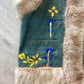 1990s Vintage Suede & Fur Embroidered Vest by Bebe Moda