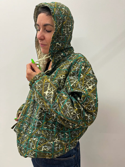 1960s Vintage Sun Valley Krazy Kwilt Reversible Quilted Ski Jacket