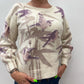 1970s - 1980s Vintage Jacobson's English Wool Bird Motif Sweater