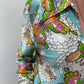 1970s Vintage Psychedelic Butterfly Print Tunic Blouse Top
