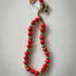 1950s Vintage Glass & Chain  Beaded Necklace