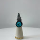 1970s Vintage Turquoise Sand Cast Ring Native American Size 8