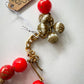 1950s Vintage Glass & Chain  Beaded Necklace