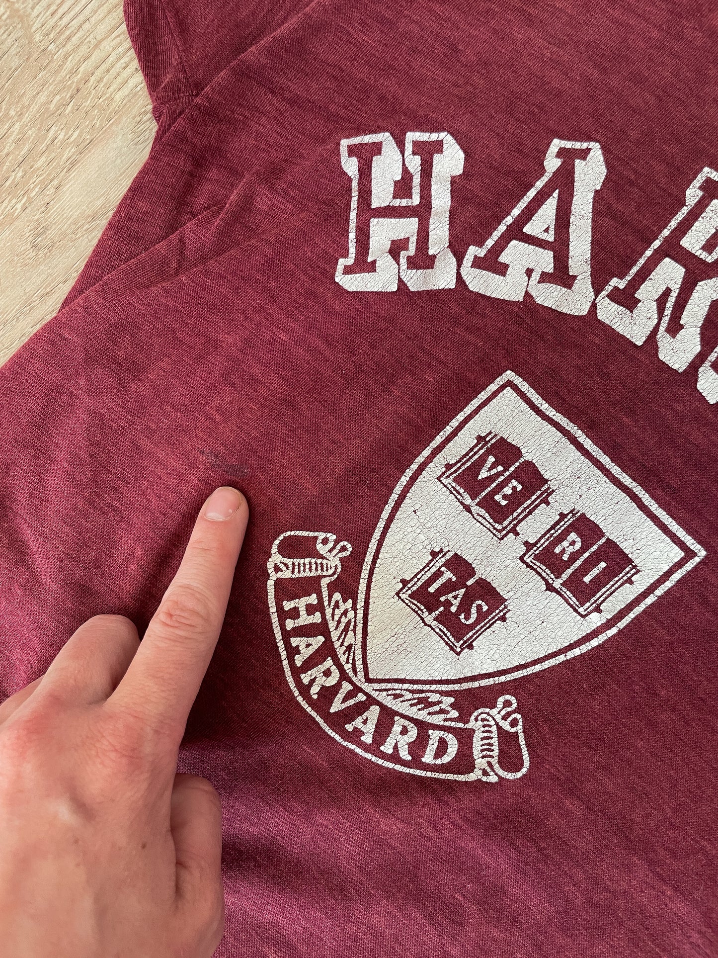 1980s Vintage Harvard University Tee Shirt