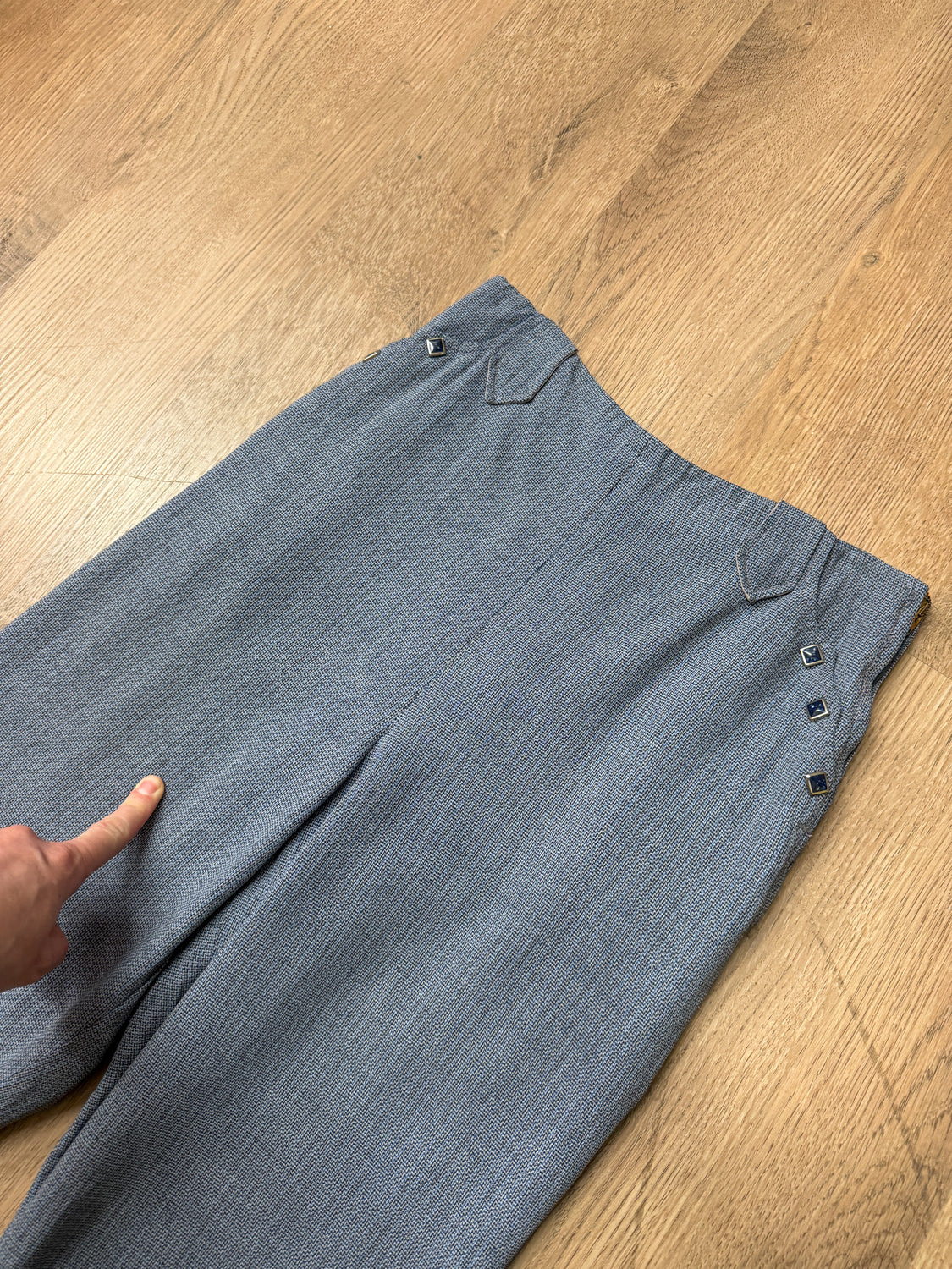 1950s Western Side Zip Slacks Pants by Panhandle Slim