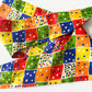 1950s Vintage Double Fold Twister Polka Dot Scarf