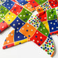 1950s Vintage Double Fold Twister Polka Dot Scarf
