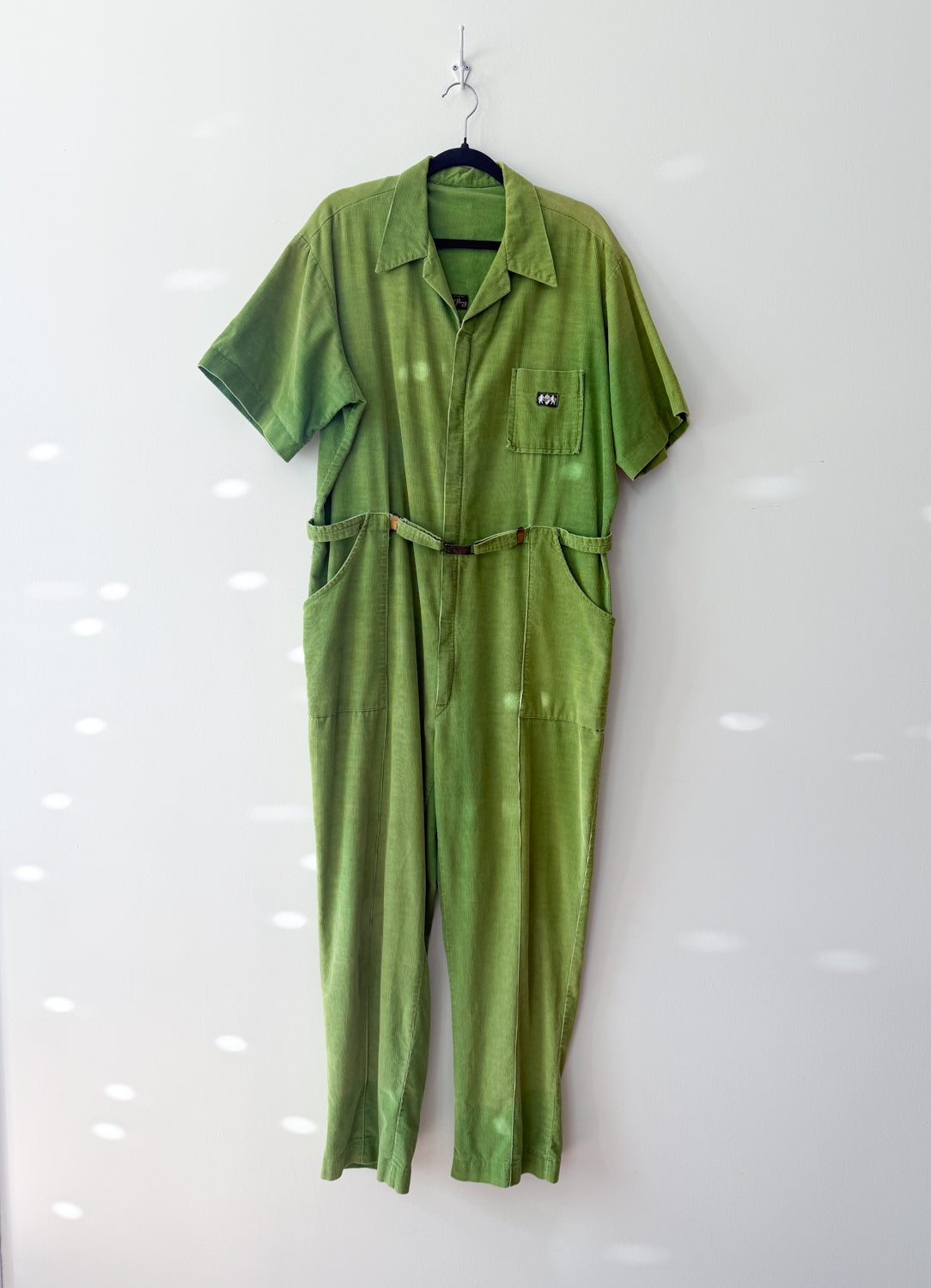 1950s-1960s Vintage Green Corduroy Jumpsuit by Bill Parry