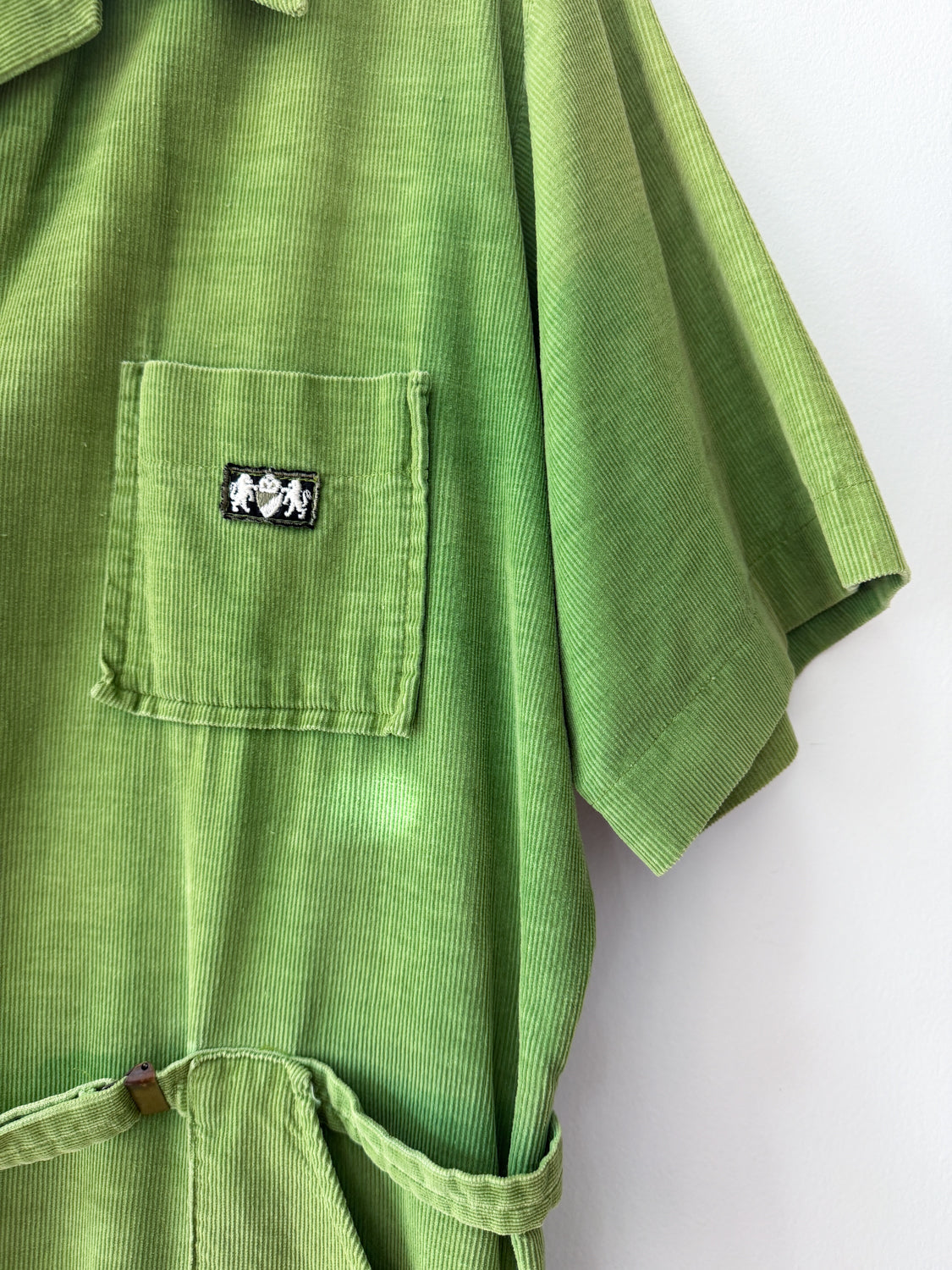 1950s-1960s Vintage Green Corduroy Jumpsuit by Bill Parry