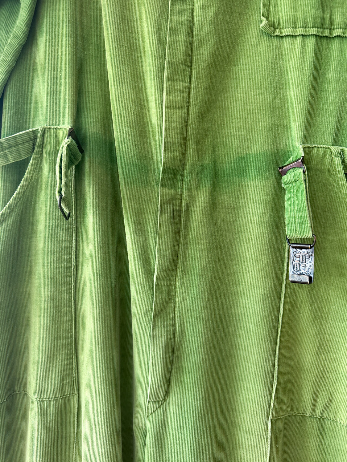 1950s-1960s Vintage Green Corduroy Jumpsuit by Bill Parry