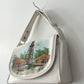 1980s Vintage Light House Sanibel Island Florida Painted Vinyl Shoulder Bag Purse