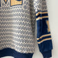 1990s Vintage University of Michigan Tapestry Blanket Knit Sweater
