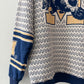 1990s Vintage University of Michigan Tapestry Blanket Knit Sweater