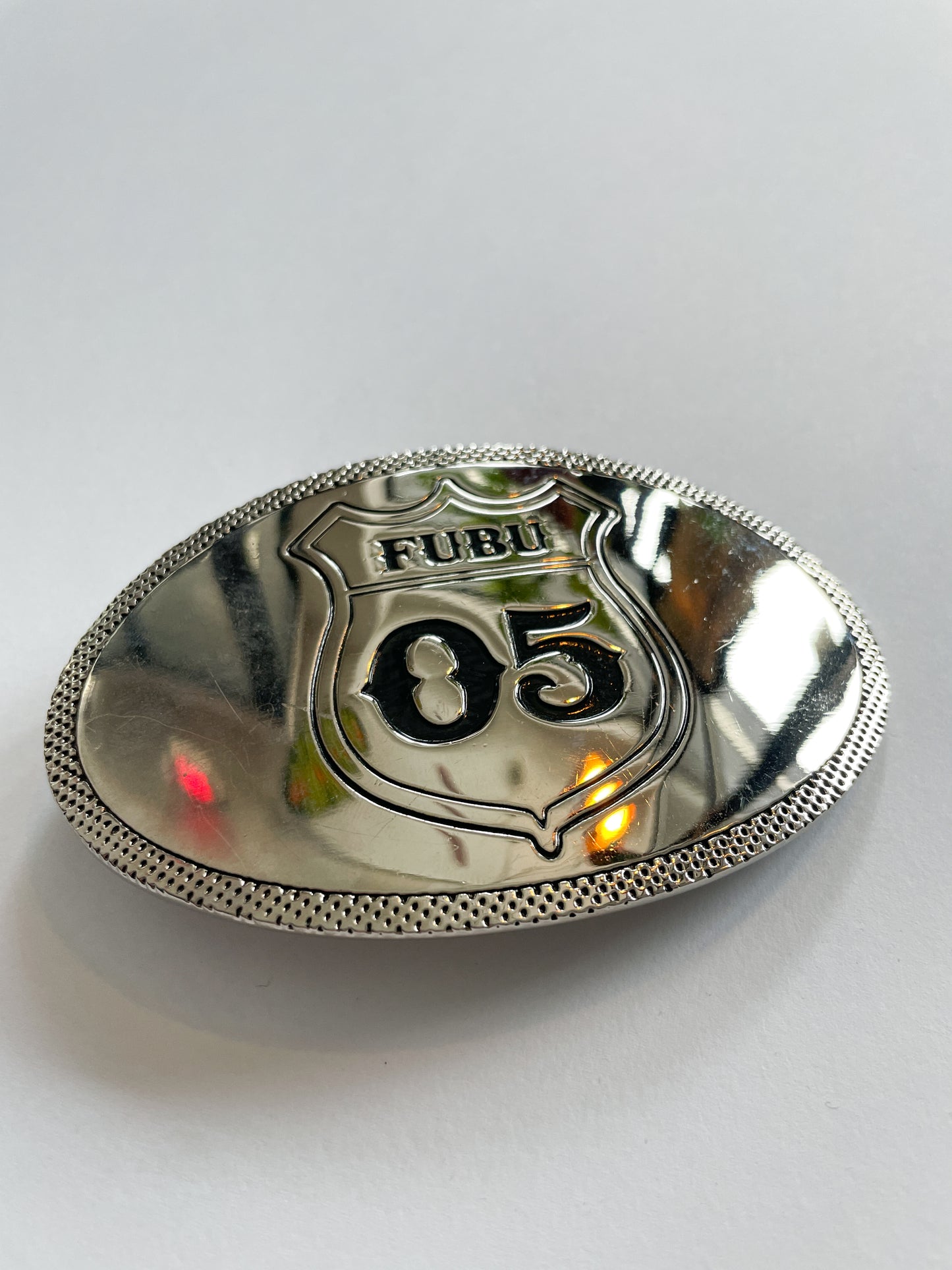 2000s Vintage FUBU 05 Belt Buckle Year 2005