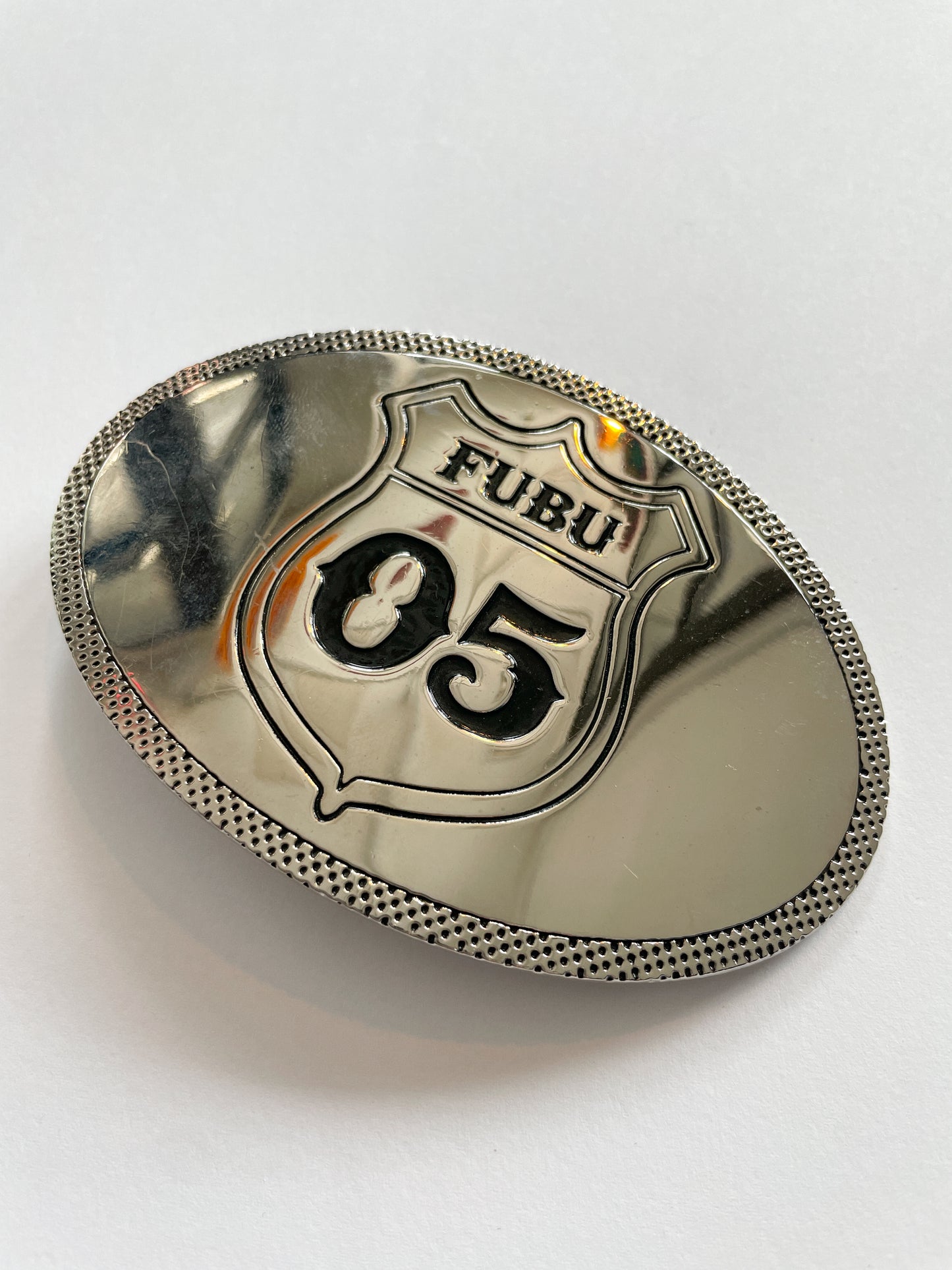 2000s Vintage FUBU 05 Belt Buckle Year 2005