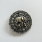 1970s Vintage Elephant Belt Buckle by Buxton 1971