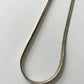 1980s Vintage Sterling Silver 18" Herringbone Chain