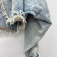1990s Vintage Light Stone Wash Denim Crop Jacket by Letty's Ann Arbor
