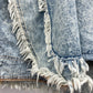 1990s Vintage Light Stone Wash Denim Crop Jacket by Letty's Ann Arbor