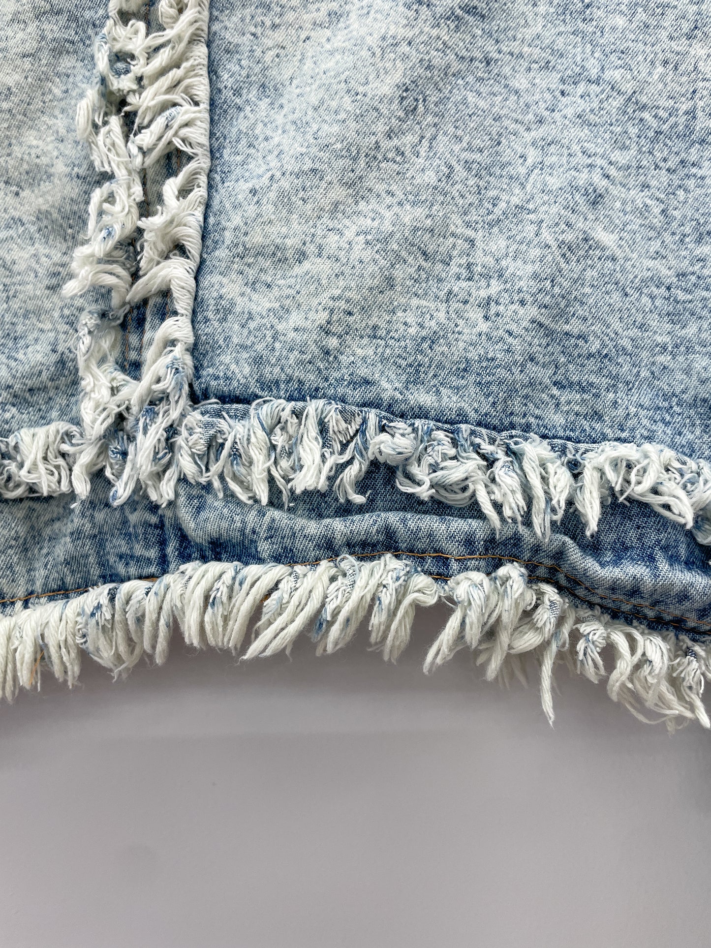1990s Vintage Light Stone Wash Denim Crop Jacket by Letty's Ann Arbor