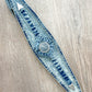 1990s Vintage Stone Wash Belt With Rhinestones - OSFM