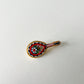 1960s Vintage Italian Mosaic Inlay Lute Guitar Brooch