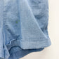 1950s Vintage Embroidered Chambray High Waist Shorts