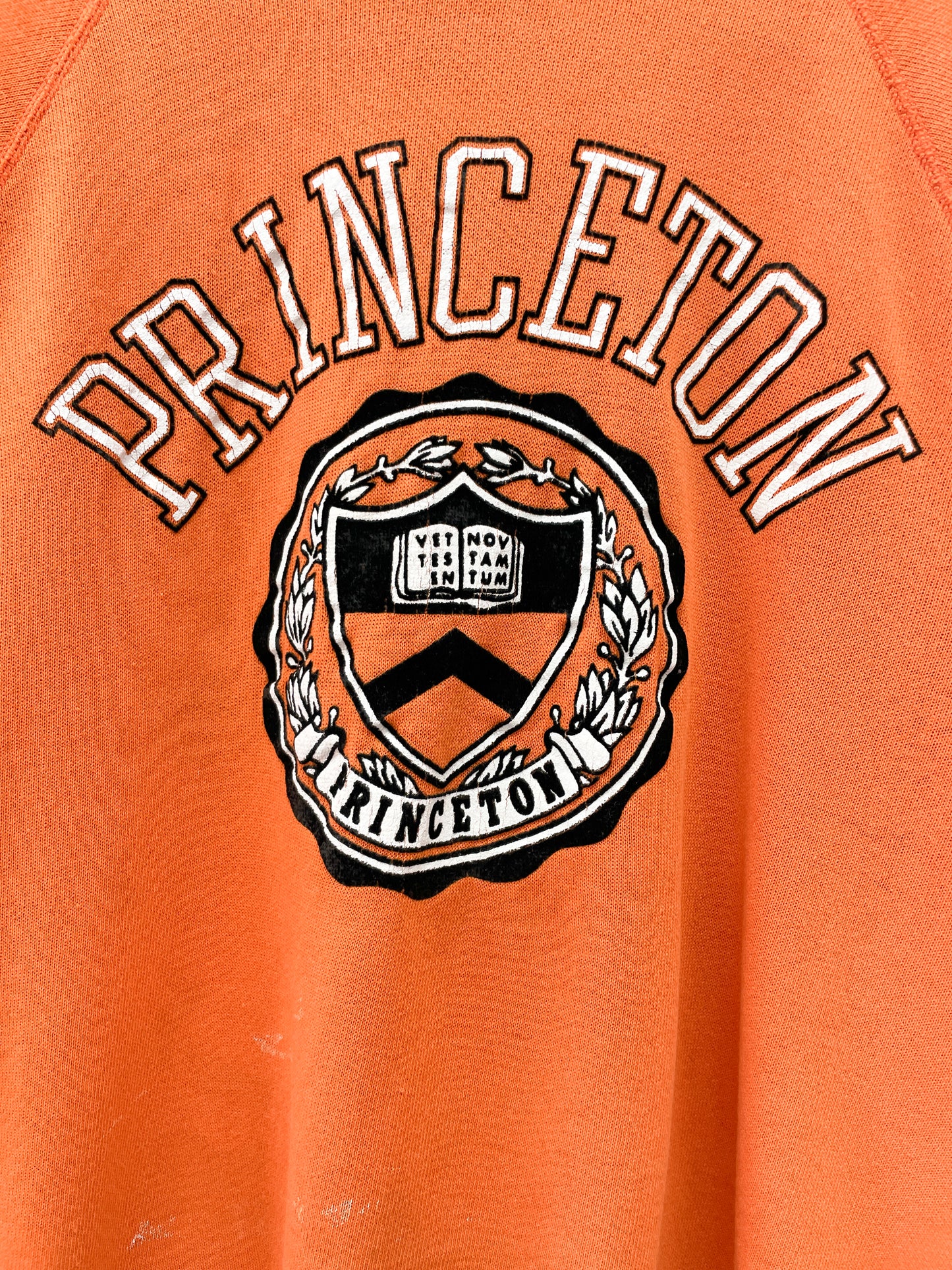 1980's Vintage Princeton Orange Crewneck Sweatshirt