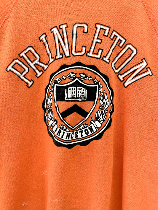 1980's Vintage Princeton Orange Crewneck Sweatshirt