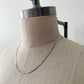 1980s Vintage Sterling Silver 18" Herringbone Chain