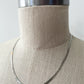 1980s Vintage Sterling Silver 18" Herringbone Chain