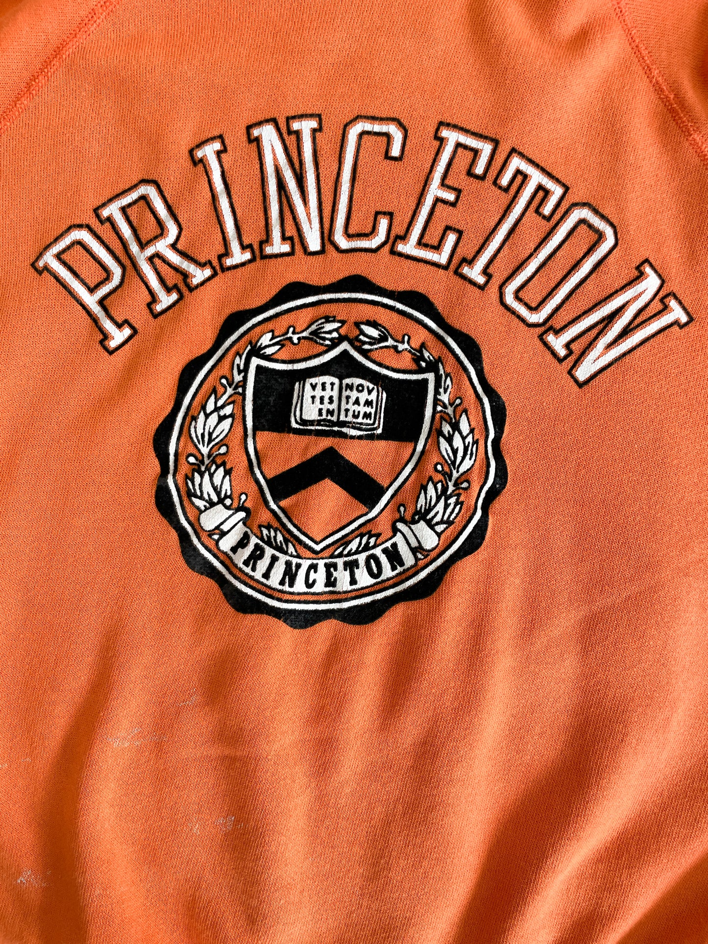 1980's Vintage Princeton Orange Crewneck Sweatshirt