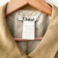 2000s Y2K Designer Chloé Made in France Crop Linen & Silk Blazer 2007 Spring
