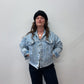 1980s - early 90s Vintage Levi's Stone Wash Light Blue Denim Trucker Jacket