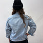 1980s - early 90s Vintage Levi's Stone Wash Light Blue Denim Trucker Jacket