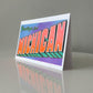 Greetings from Michigan Card