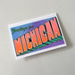 Greetings from Michigan Card