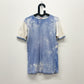 1970s Vintage Levi's Baby Blue Tie Dye Ringer T-Shirt