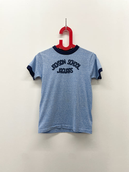 1970s Vintage Jackson School Jaguars Ringer Tee