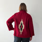 1950s Vintage Chimayo Southwest Woven Wool Jacket Coat