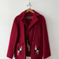 1950s Vintage Chimayo Southwest Woven Wool Jacket Coat