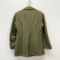 1960s Vintage Wool Pin Stripe Mod Double Breasted Blazer