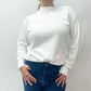 1960s Vintage Allen-A Deadstock Plain White Classic Crewneck