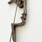 1990s Vintage Jean Cocteau El Perfil (The Profile) Abstract Face Fish Brooch