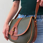 1990s Vintage COACH 4205 Lariat Bag in Green Pebble Leather - Made in Italy 1992 - RARE