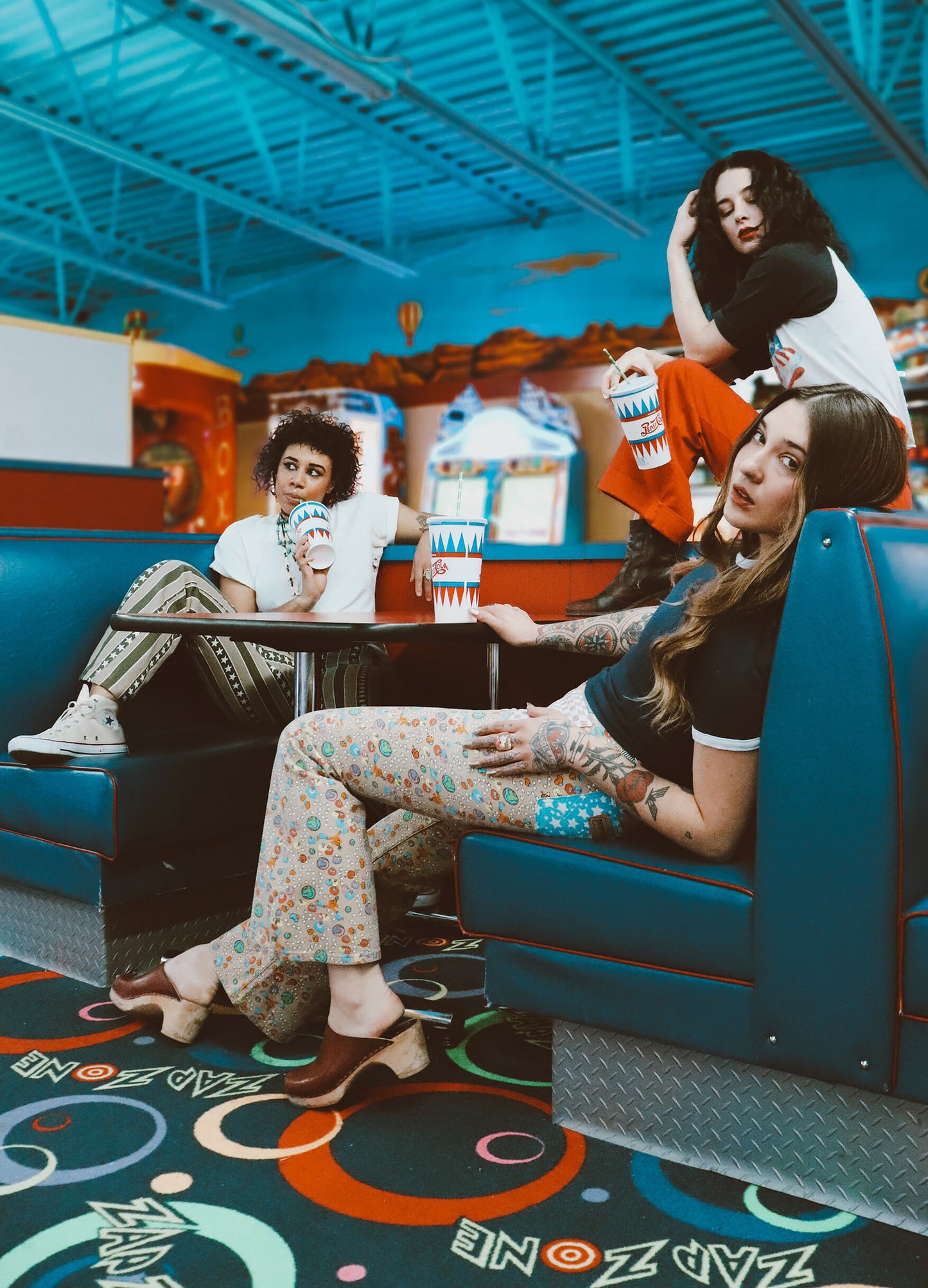 1970s Vintage Wrangler x Peter Max Cosmic Jump Patchwork Pop Art Jeans - RARE & ICONIC