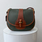 1990s Vintage COACH 4205 Lariat Bag in Green Pebble Leather - Made in Italy 1992 - RARE