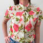 1950s Vintage Peony Garden Blouse