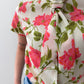 1950s Vintage Peony Garden Blouse